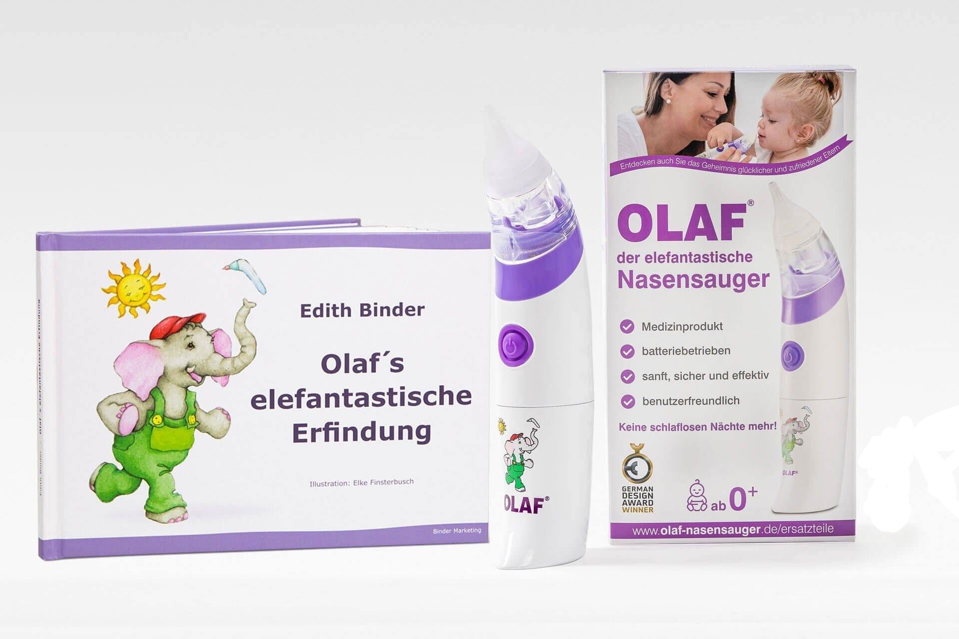 OLAF's ele­fantas­tische Geschenk­set für Babys und Kleinkinder - Olaf®️ Nasensauger Baby