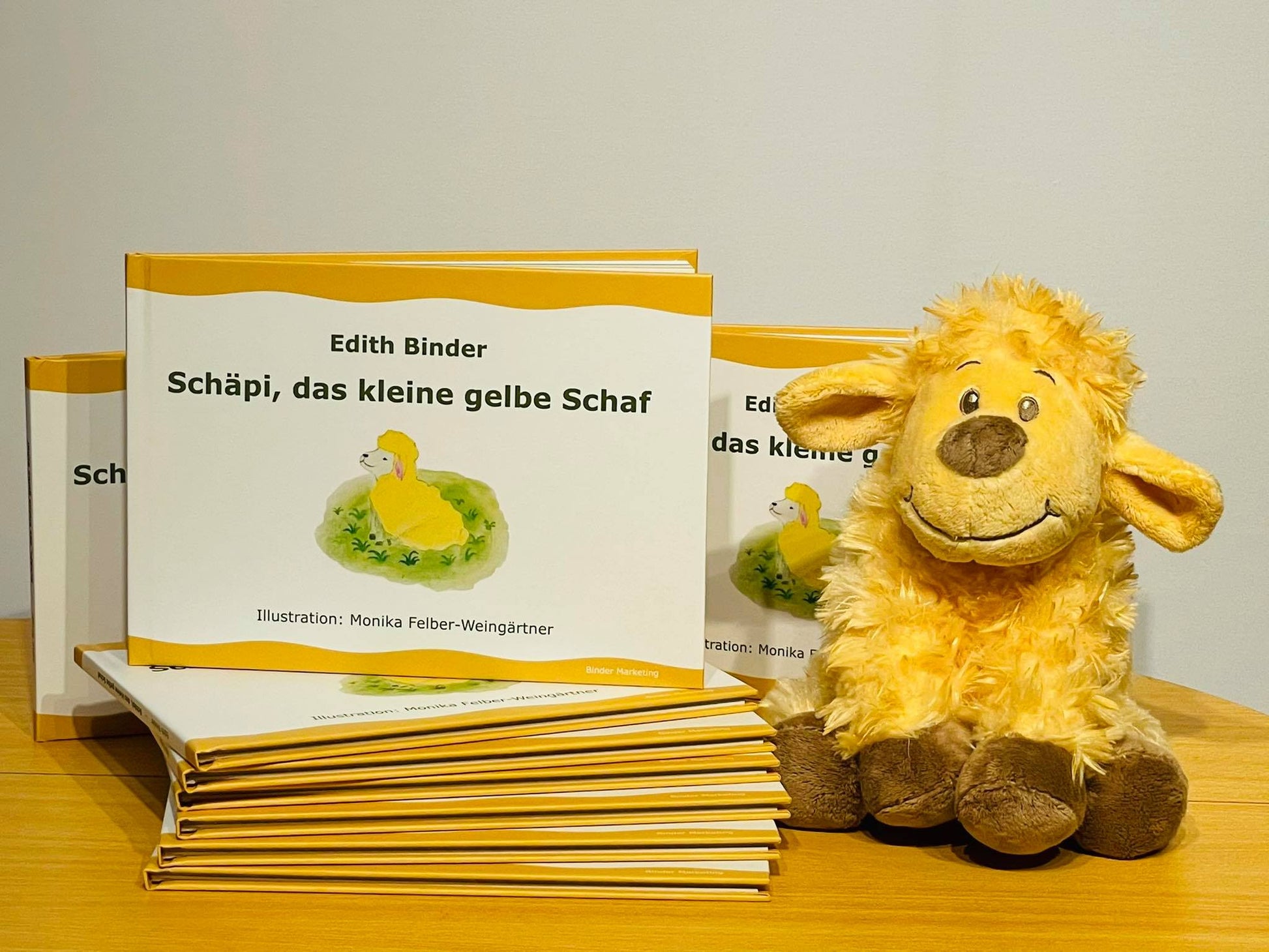 Schäpi, das kleine gelbe Schaf – Bilderbuch für Kleinkinder - Olaf®️ Babynasensauger
